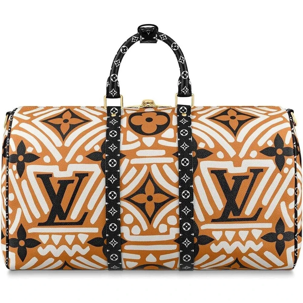Louis Vuitton Keepall Bandouliere 45 Crafty Brown Monogram Weekend Travel Bag - Picture 5 of 11